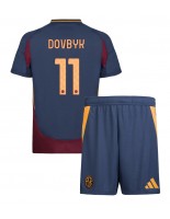 AS Roma Artem Dovbyk #11 Alternativní dres pro děti 2024-25 Krátký Rukáv (+ trenýrky)